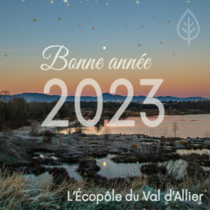 Carte de voeux 2023 SEAT Ecopôle du Val d'Allier